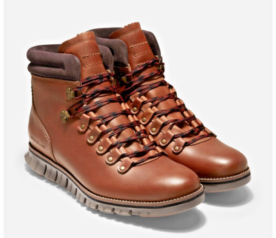Cole Haan Men's ZERO GRAND HIKERS BOOT -BROWN- SIZE 8.5M