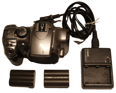Canon Body EOS 300D,  DSLR Canon EOS 300D, Digitalkamera Gehäuse, CB-5L, BP-511