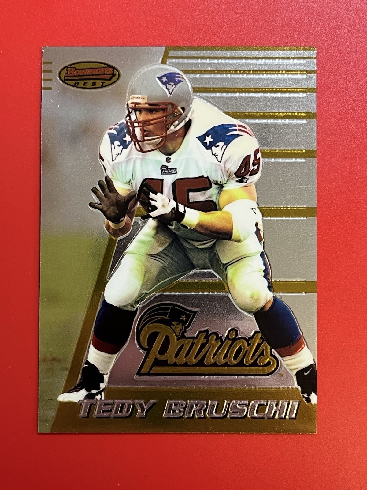 1996 Bowman's Best - Tedy Bruschi #162 (RC)
