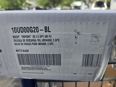 Kohler 10UD00G20-CP black Mach Tripoint DC 0.125GPF Urinal Flushometer