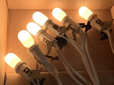 Dept 56 Village House 6 Socket Light Cord TESTED NEW BULBS INSTALLED w 2 Spares