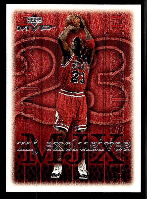 1999-00 Upper Deck MVP #188 Michael Jordan Chicago Bulls MJ Exclusives MINT