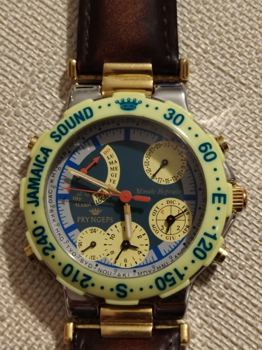 Montre Bracelet Pryngeps Jamaica Sound Perpetual Calendar - Occasion Vintage