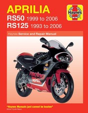 Haynes Aprilia RS50 (99-06) & RS125 (93-06) 9781844252985 New & Sealed 