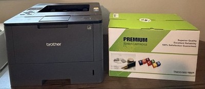 Brother HL-L5100DN Laser Printer Black & White  BUNDLE (16,000 Prints)