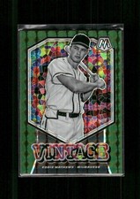 2021 Panini Mosaic #V4 Eddie Mathews Vintage Green