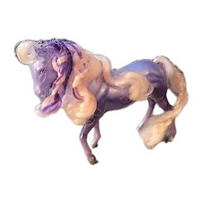 Vintage Fashion Star Fillies STAR NIKI Purple Pink Horse Figure Kenner 1987