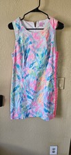 Lilly Pulitzer Sparkling Sands Shift Dress Size 10