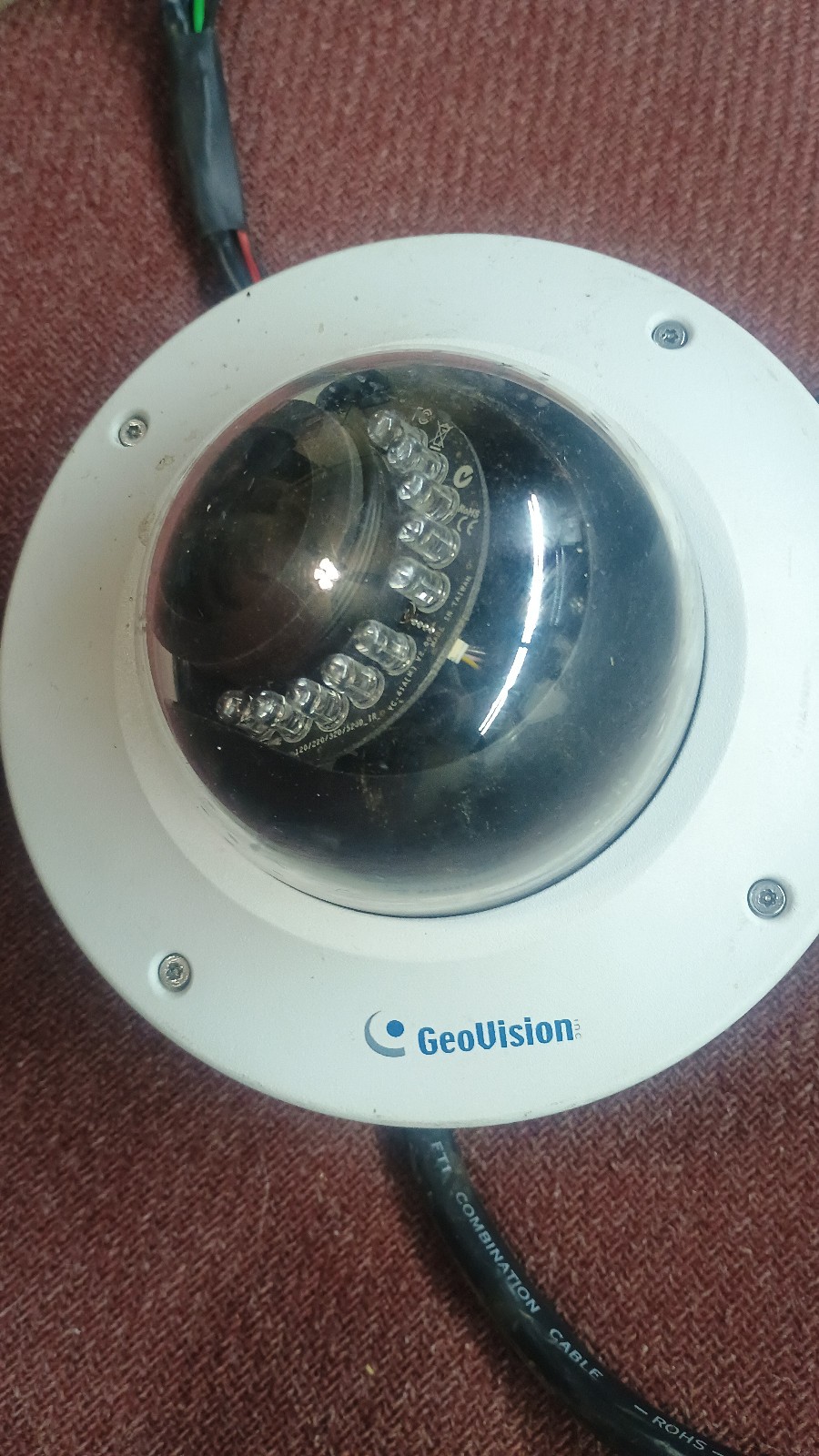 Geovision GV-VD120D 1.3MP IR Outdoor Vandal Proof Dome IP Se