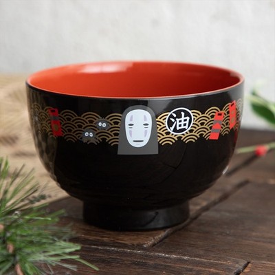 Studio Ghibli Spirited Away ''No-Face'' Lack Suppenschüssel - Wagasa Muster