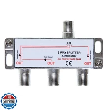 Cables Direct Online 3 Way Bi-Directional 5-2300 MHz Indoor and Outdoor Water