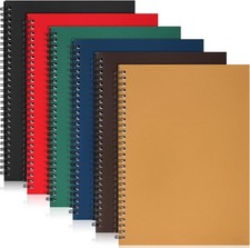 B5 Spiral Notebook Ruled Spiral Journal Lined Paper, 70 Sheets, 140