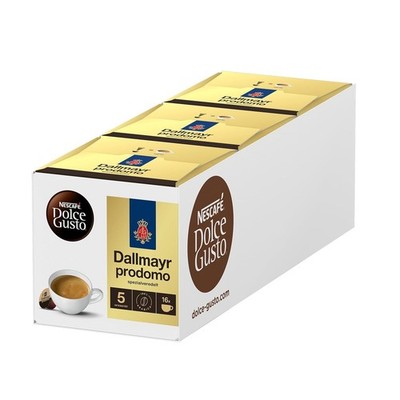 NESCAFÉ Dolce Gusto Dallmayr Prodomo 3er Pack (3 x 16 Kapseln) Kaffeekapseln