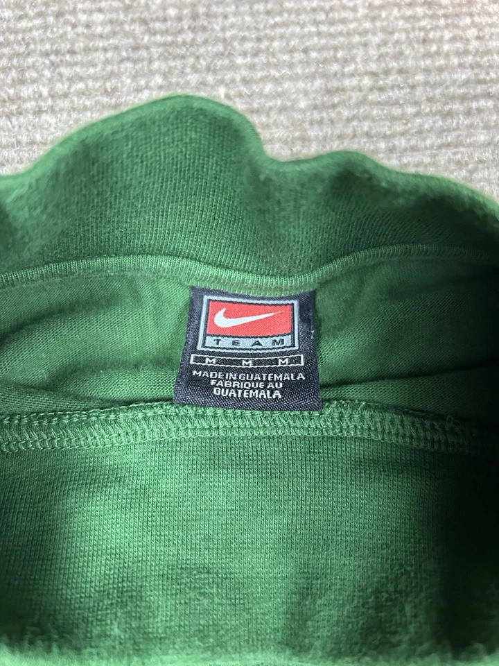 Camisa De Colección Nike Team Michigan State Spartans Cuello Simulado L/S Talla Mediana Verde Y2K Foto 3 de 4