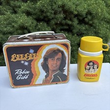 VTG RARE Bee Gees Robin Gibb Lunch Box w/Thermos 1978 King Seeley