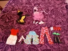 Vintage Mattel Skipper Doll Lot of Clothes and Shoes 1960's
