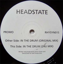 Headstate - In The Drum - UK Promo 12" Vinyl - 2001 - Rhythm Syndicate