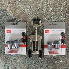 Vacu Vin Wine Saver Extra Corks 2 Pack Vacuum Pump Stoppers Original - Lot of 2