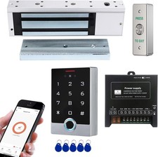Smart Fingerprint Access Control System 1200lbs Magnetic