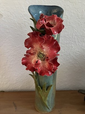 Gorgeous Amphora Vase. 18  Tall.