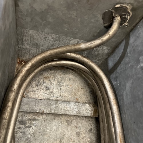 Antique Wood-Brass-Galvanized Beer-Tap-Cooler 27”L-11.5”W-11.5”T,Coils-Tap Stuck - Picture 17 of 22