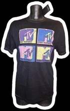 NEW With Tags Junk FOOD Tees BLACK  GRAPHIC 90's Style MTV XL MENS TEE
