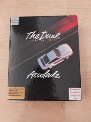 The Duel Test Drive II C64 + European Challenge - Diskette