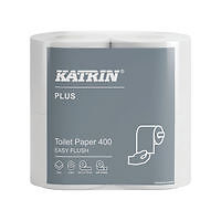 Image of Katrin Plus Toilet Roll Easy Flush 2-Ply 400 Sheet White (Pack of 20) 82506
