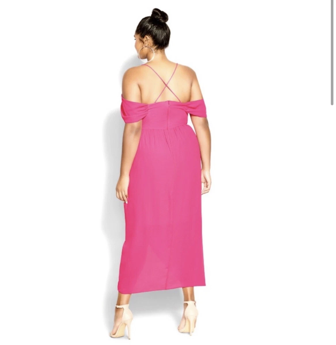 Entwine cold shoulder maxi cheap dress