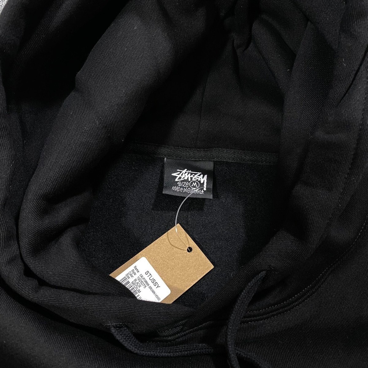 Stussy California Grown Hoodie Black Size Medium | eBay