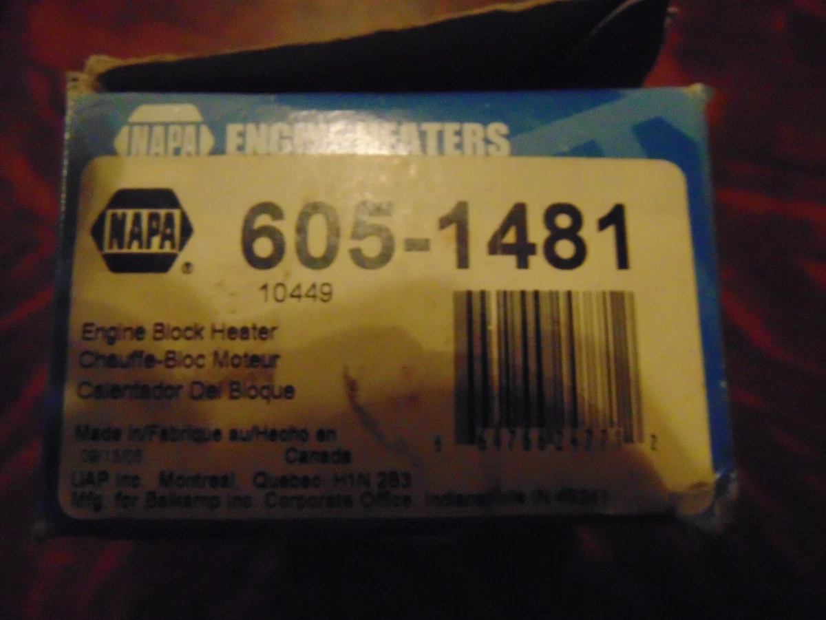 Napa Engine Block Heater 605-1481 | eBay