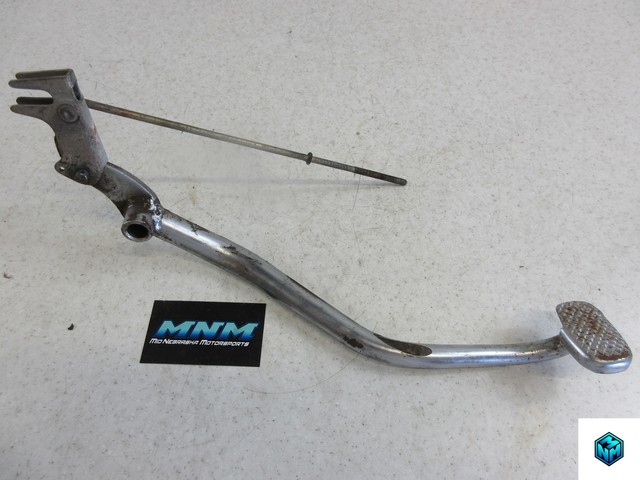 79 Honda Atc110 3 Wheeler 110 GENUINE Right Brake Foot Pedal Peg + Linkage Rod 79 Honda Atc110 3 Wheeler 110 GENUINE Right Brake Foot Pedal Peg + Linkage Rod