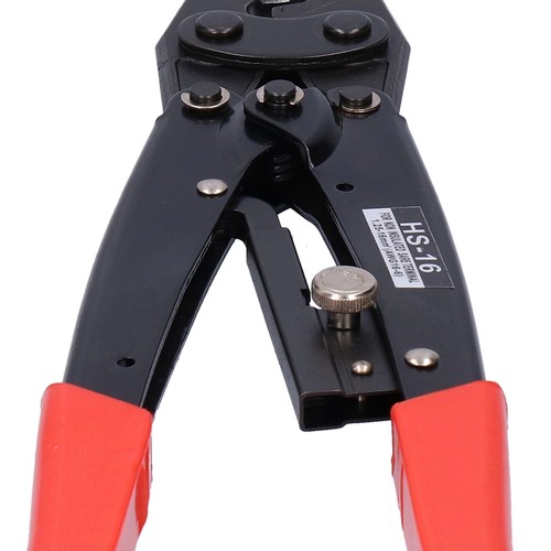 Crimpzange Abisolierzange mit Ratschen-Terminal Crimpzange 16-6 AWG 1,25-16mm² - Bild 7 von 12