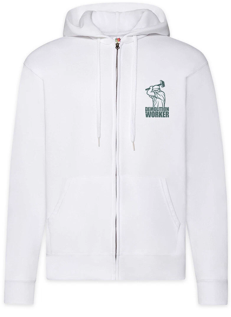Demolition Worker II Zipper Hoodie Housebuilder Bricklayer Mason Homebuilder
