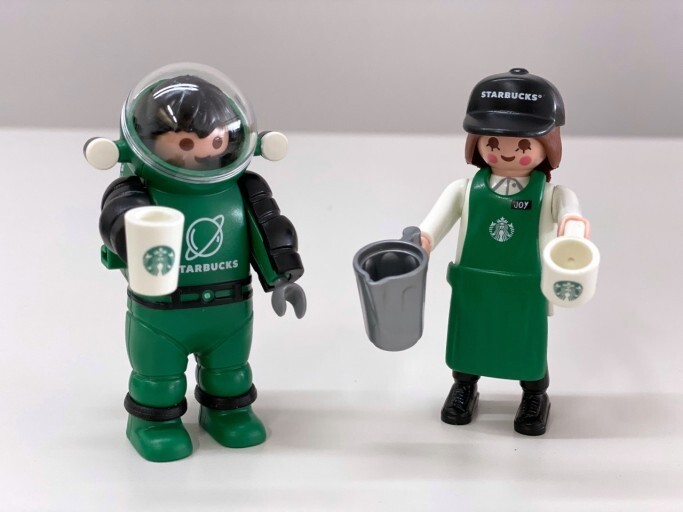 STARBUCKS Korea x PLAYMOBIL Starbucks Partner Barista Joy Figure