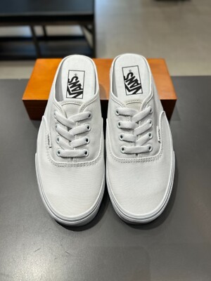 VANS Authentic Womens Mule Sneakers White ✓Multiple Sizes
