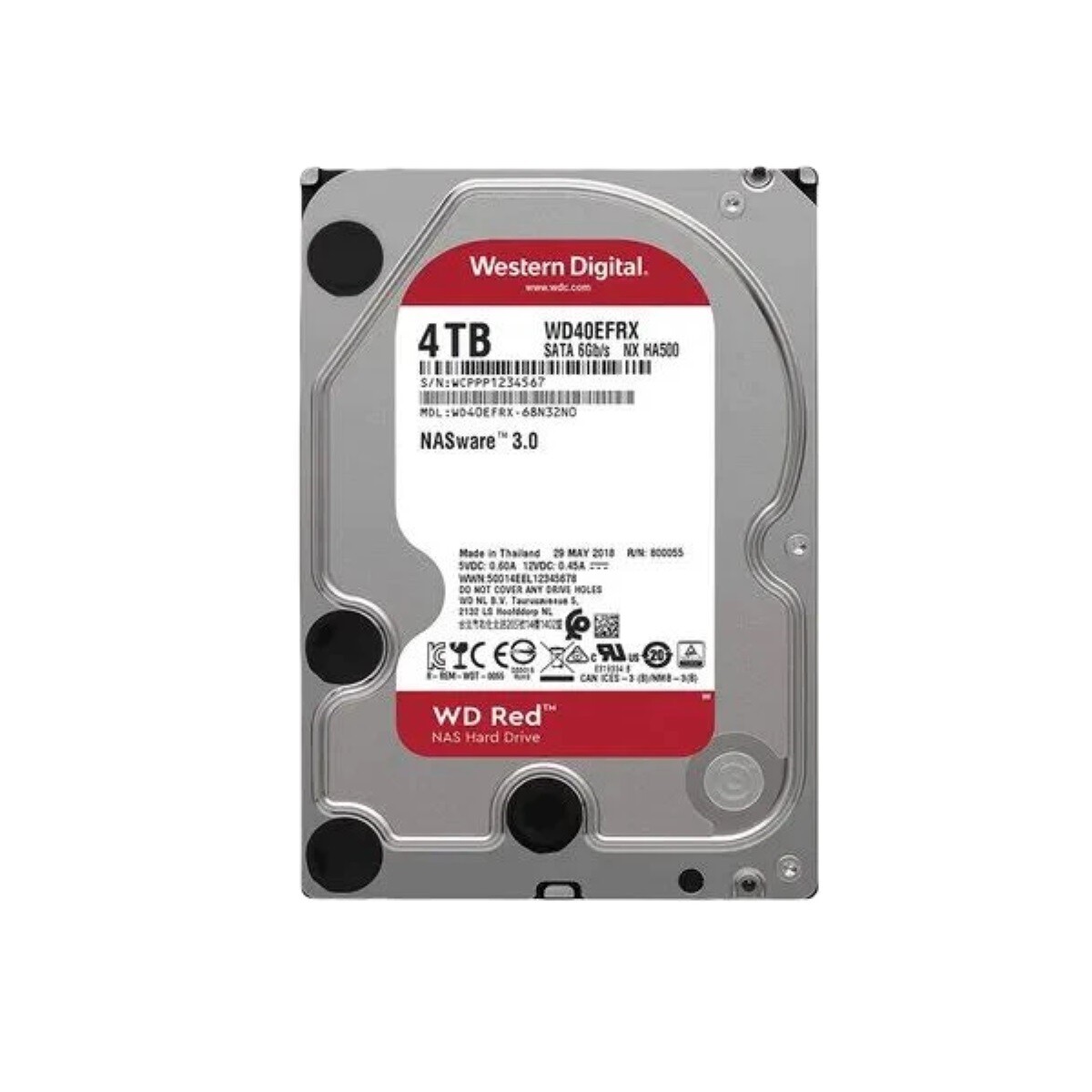 WESTERN DIGITAL WD40EFRX-68N32N0 DCM: HHNNNT2MHB 4TB WCC7K WESTERN DIGITAL WD40EFRX-68N32N0 DCM: HHNNNT2MHB 4TB WCC7K