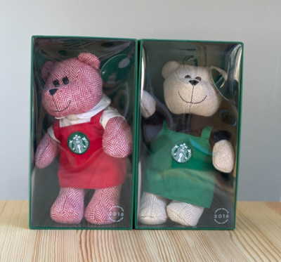 Starbucks Holiday 2016 Winter Bearista Bear Red & Green Apron