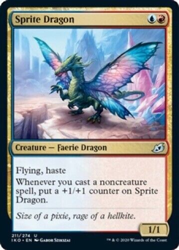 Sprite Dragon - NM MTG IKO - Ikoria: Lair of Behemoths 211/274 - Picture 1 of 2