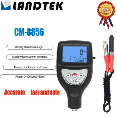 LANDTEK CM-8856 Multifunction Paint Coating Thickness Gauge CM8856   #A6-43