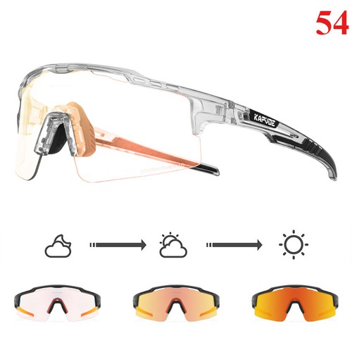 Cycling Sunglasses Outdoor Photochromic Glasses UV400 Transition Bicycle Eyewear - Picture 28 of 29