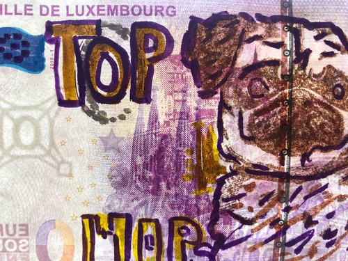 0 EURO SOUVENIR Note - altered by banknote artist - Picture 3 of 3
