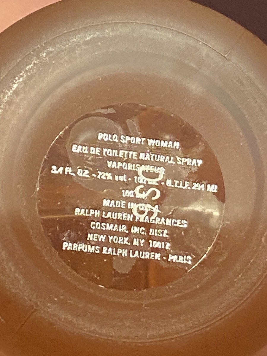 RALPH LAUREN Polo Sport Women 3.4 oz / 100 ml Eau De Toilette