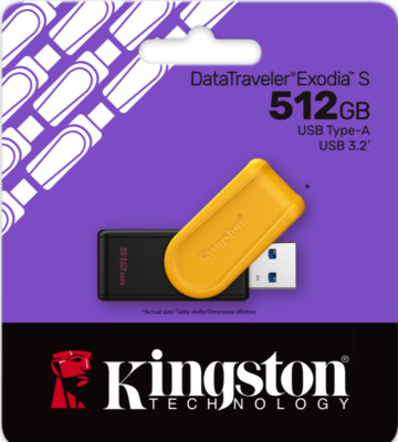 Kingston USB Speicherstick DataTraveler Exodia S 512gb Flash Drive 3.2 und 3.0