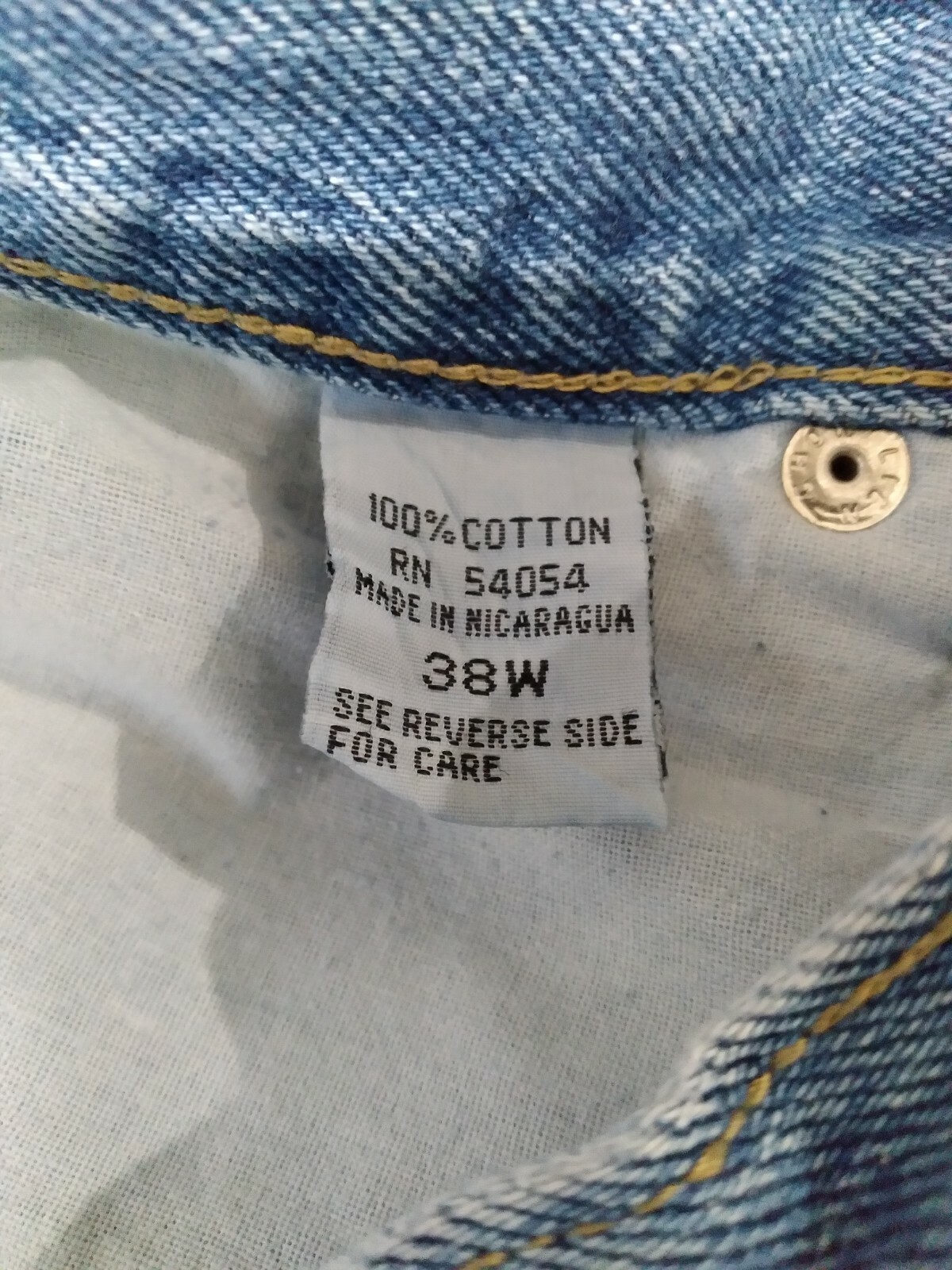 Vintage Bugle Boy Jeans 750 Denim Shorts Relaxed Leg Fit Washed Blue