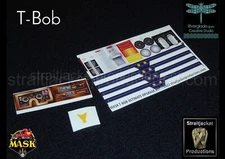 MASK M.A.S.K. T-Bob Ultimate Upgrade Sticker Label Decal Kit