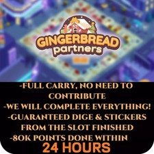  Monopoly Go Gingerbread Partners Event -FULL...