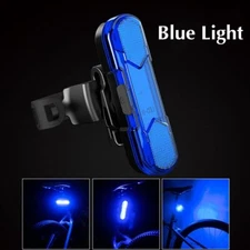 2x LED USB Rechargeable Bike Tail Light Bicycle Safety Cycling Warning Rear Lamp