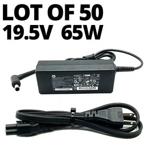 Viel 50 Original HP 65W Netzteil 19.5V 3.33A 7.4 5.0mm Rechts Angle Tip & Kordel