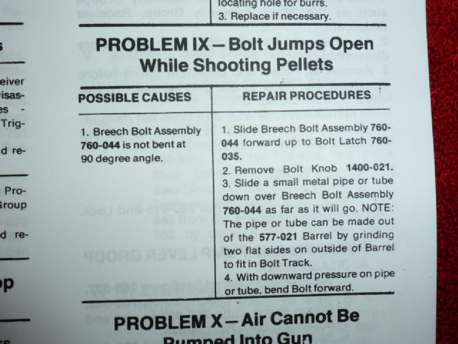 Crosman 761XL 761 XL  One (1) O-Ring Seal Kit + Factory Service Manual + Guide